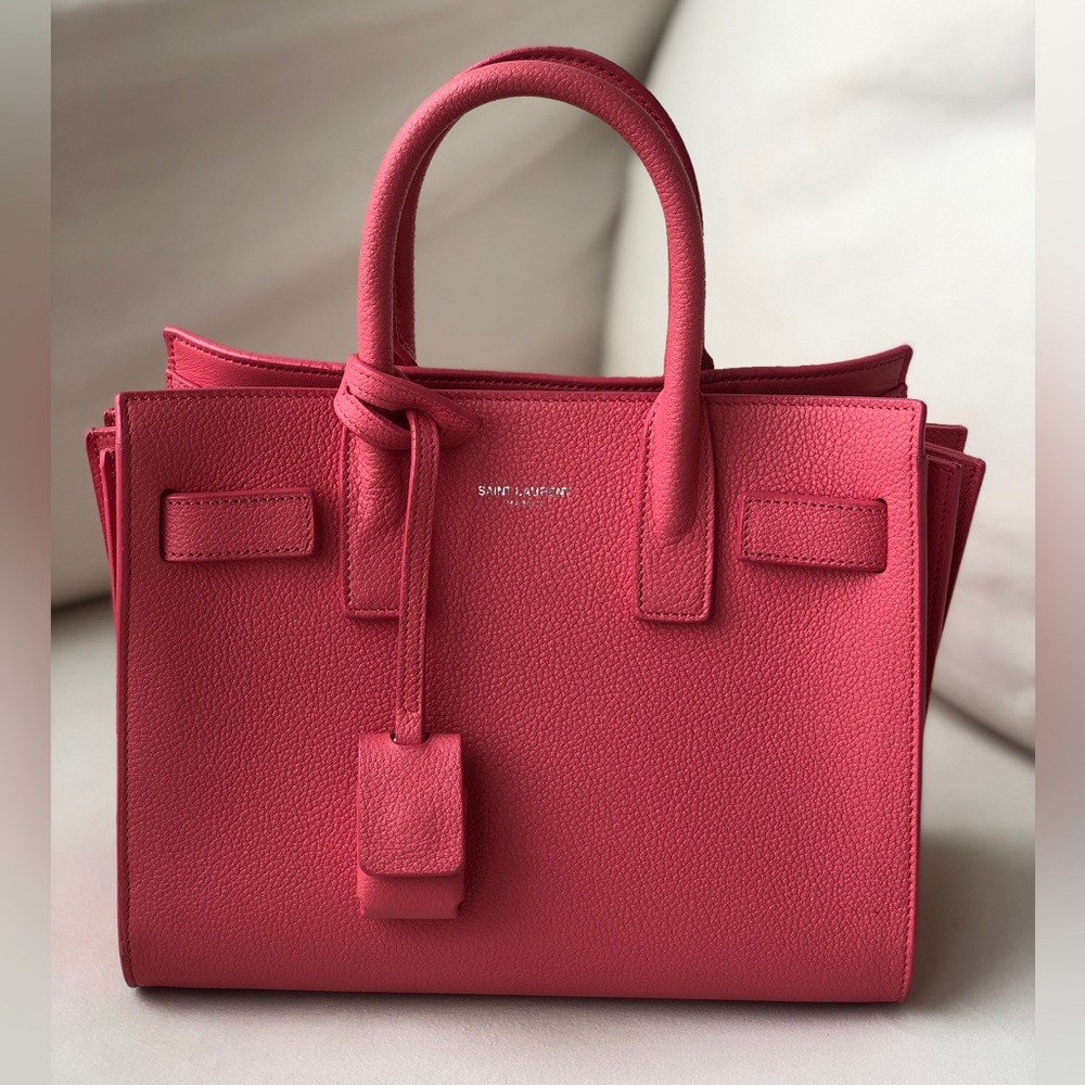 SAINT LAURENT Sac de Jour Nano Bag in Grained Leather - Picture 8 of 9